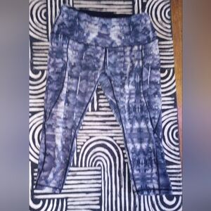 Ododos Blue And White Leggings